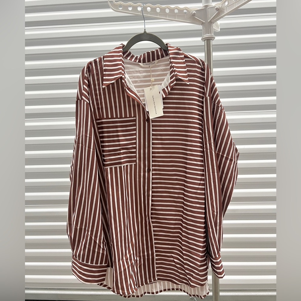 NWT Commense Stripe Three Piece Shorts Set Size M - Picture 12 of 14
